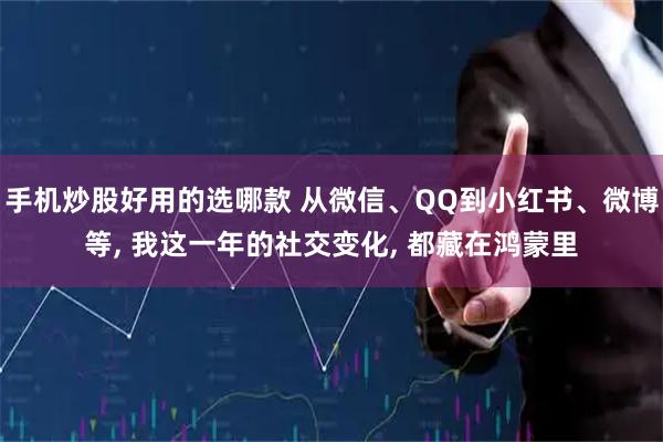 手机炒股好用的选哪款 从微信、QQ到小红书、微博等, 我这一年的社交变化, 都藏在鸿蒙里