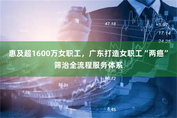惠及超1600万女职工，广东打造女职工“两癌”筛治全流程服务体系